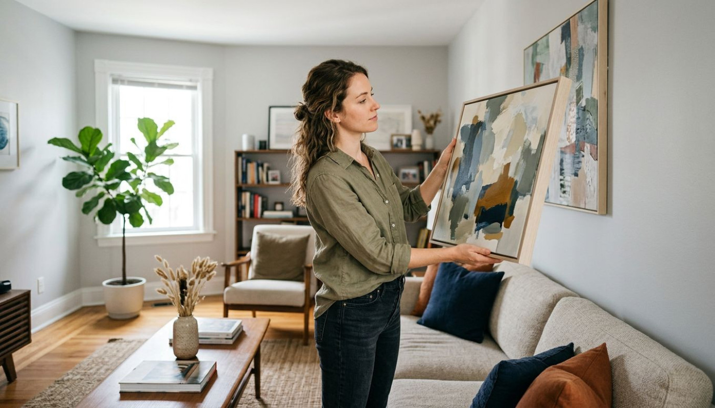 Comment choisir le parfait tableau abstrait pour votre salon ?